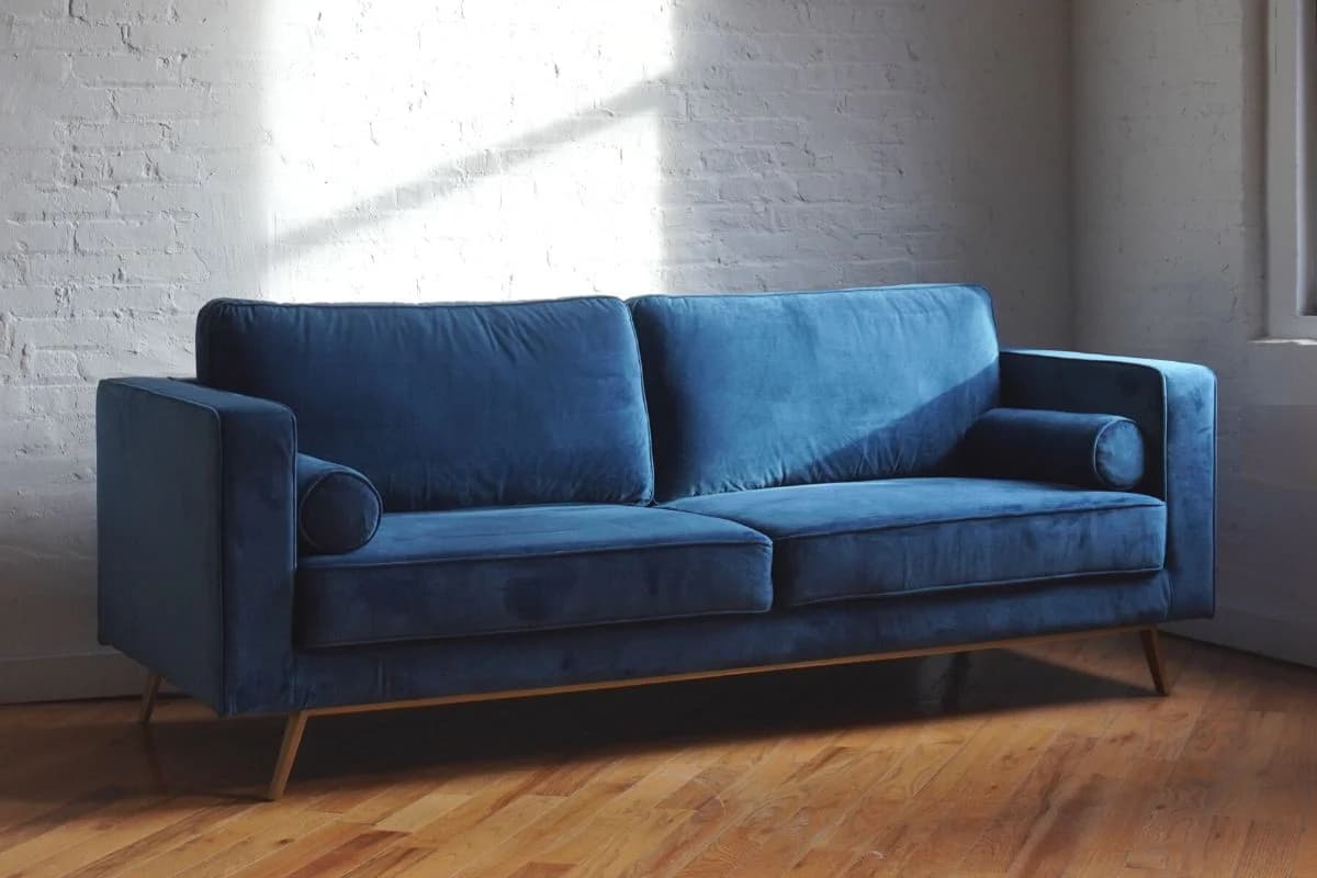 Blue sofa